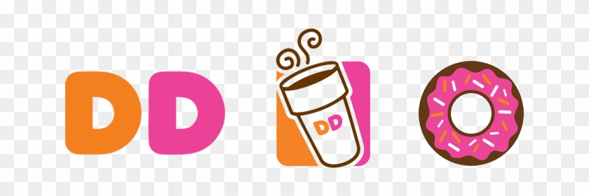 Elements That Make Up The Dunkin Donuts Brand - Dunkin Donuts Logo Png #514481