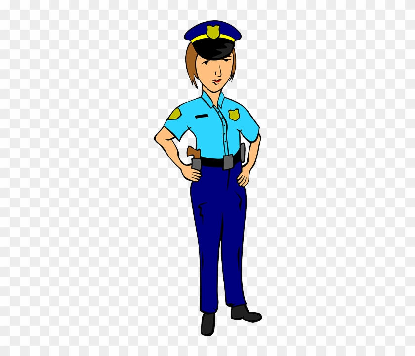 Officer, Police Officer, People, Woman, Uniform - Police Woman Drawing #514695