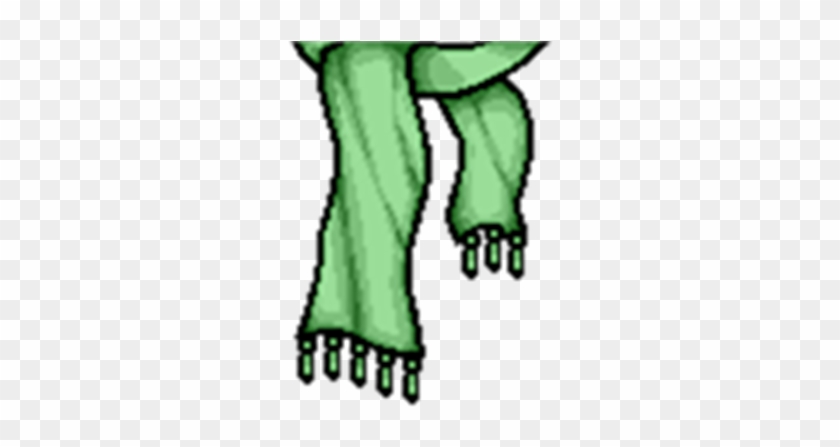 Green Scarf [transparent] - T Shirt Verde Roblox - Free