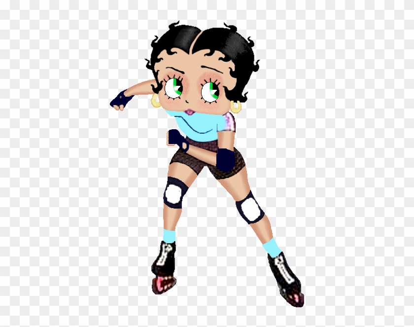 I Am A Betty Boop Fan ♡ I Love To Roller Blade, Henry - Betty Boop Patin #514758