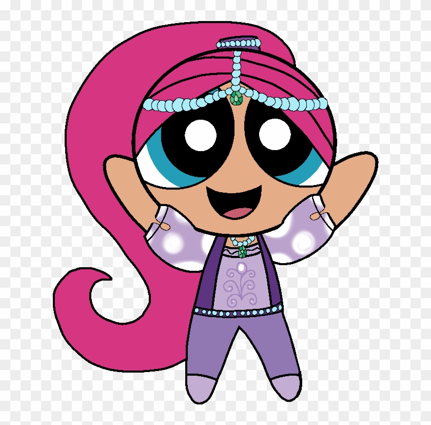 Shimmer In Powerpuff Girls Style By Marjulsansil - Shimmer & Shine Ppg #514917