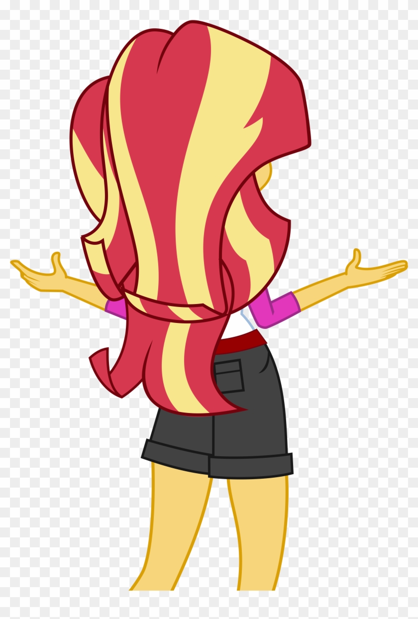 Keronianniroro 146 10 Sunset Shimmer Back View By Keronianniroro - Cartoon #514994