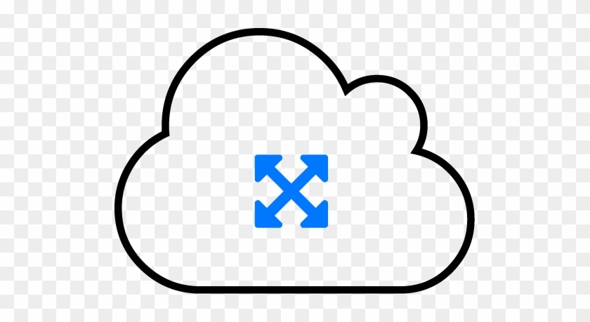 Cloud Scalability Icon - Scalability Cloud Icon #515101