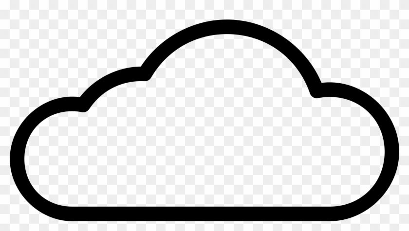 Cloud Icon Flat Base - Cloud Icon Black And White #515112