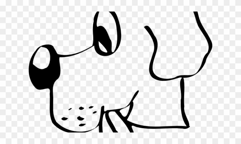 Small Pictures Of Cute Black Anamated Dogs - Outline Of A Dog #515165
