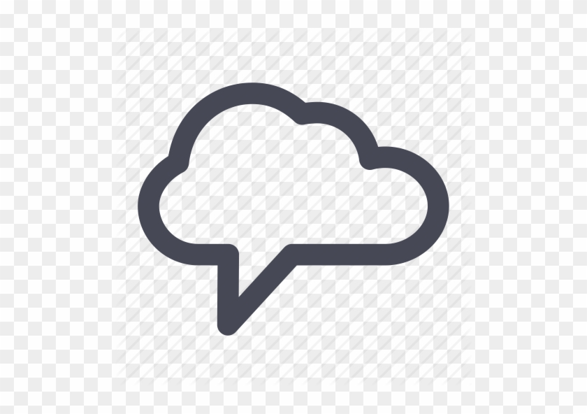 Free Multimedia Icons - Cloud Chat Png #515212