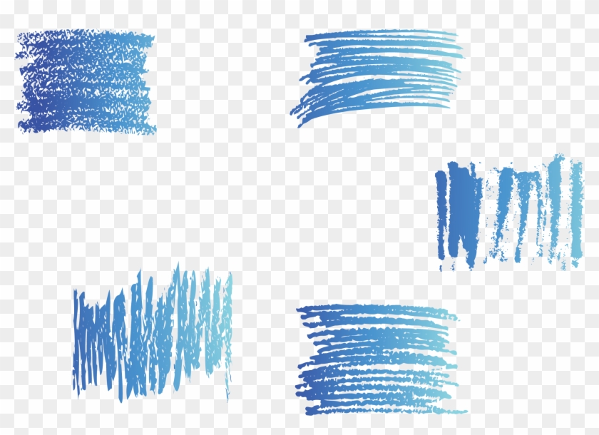 Vector Blue Pencil Drawing Effect - Vector Blue Pencil Drawing Effect #515331
