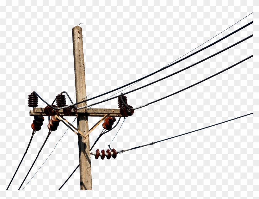 Overhead Power Line Utility Pole Power Outage Clip - Overhead Power Line Utility Pole Power Outage Clip #515547