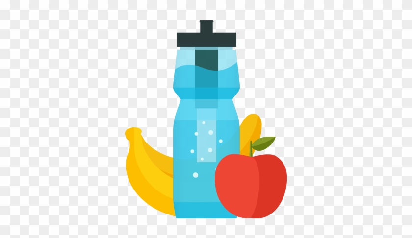 Try To Snack Light And Drink A Lot Of Water Instead - Food And Water Png #515440