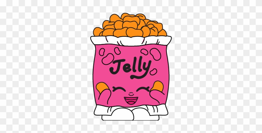 Jelly B - 2014 Shopkins Figures - Jelly B #054 Season 1 - Rare #515443