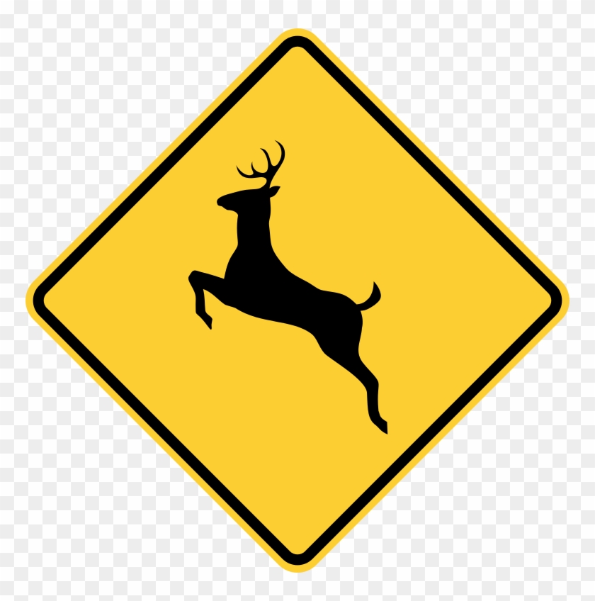 Deer Crossing Road Sign #515503