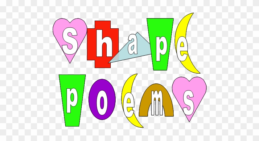 Poem Clipart Title - Shape Poem Clipart #515680