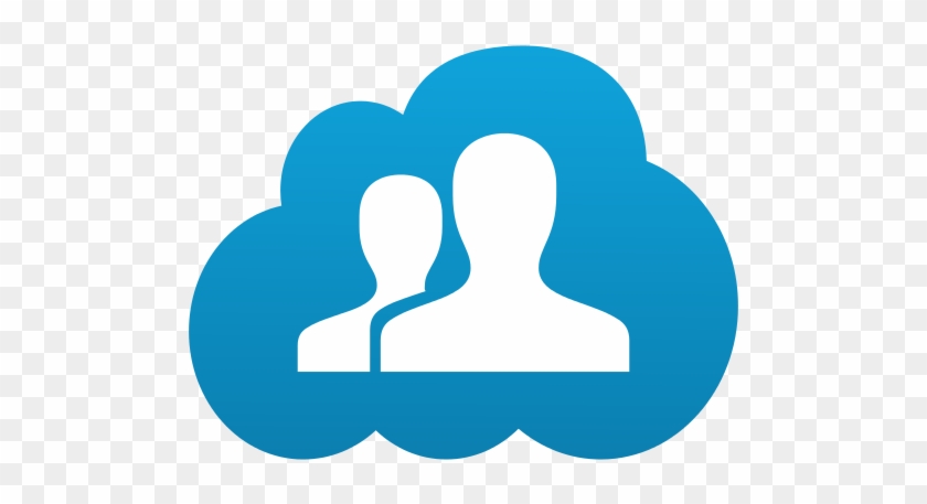 Cloud Blogs By @thecloudnetwork ☁️ - Two People Icon Blue #515686