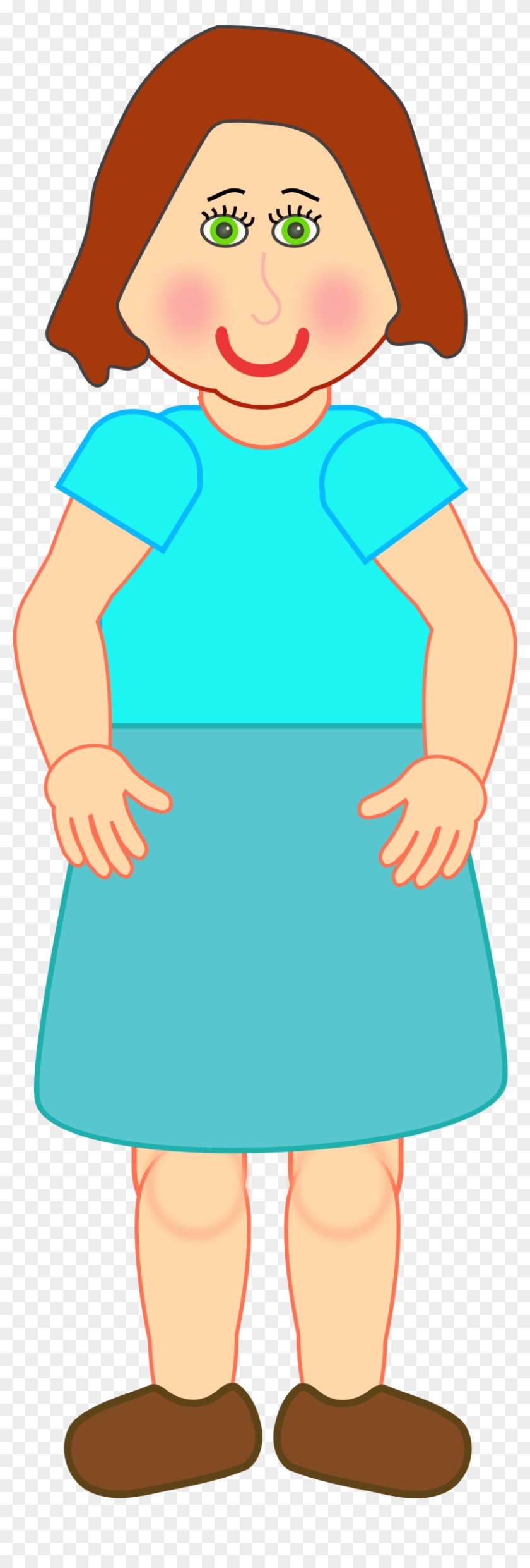 Clipart Woman Standing - Clipart Of A Woman Standing #515799