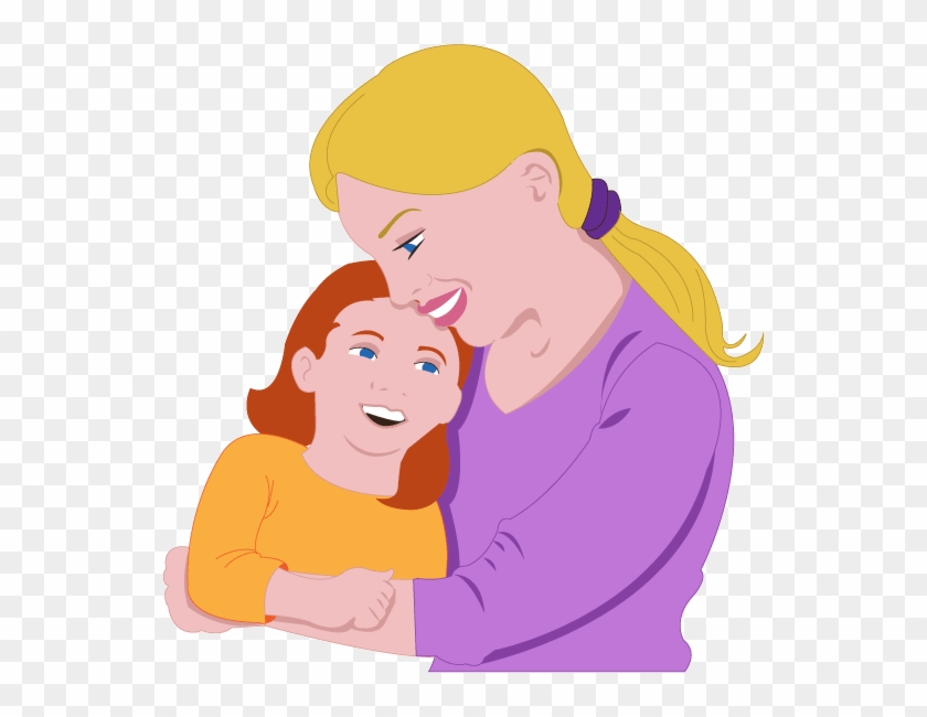 Mom And Daughter Clipart Kid - Mother And Daughter Clipart #515894