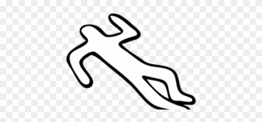 Dead Person Cliparts - Crime Scene Body Outline #516015