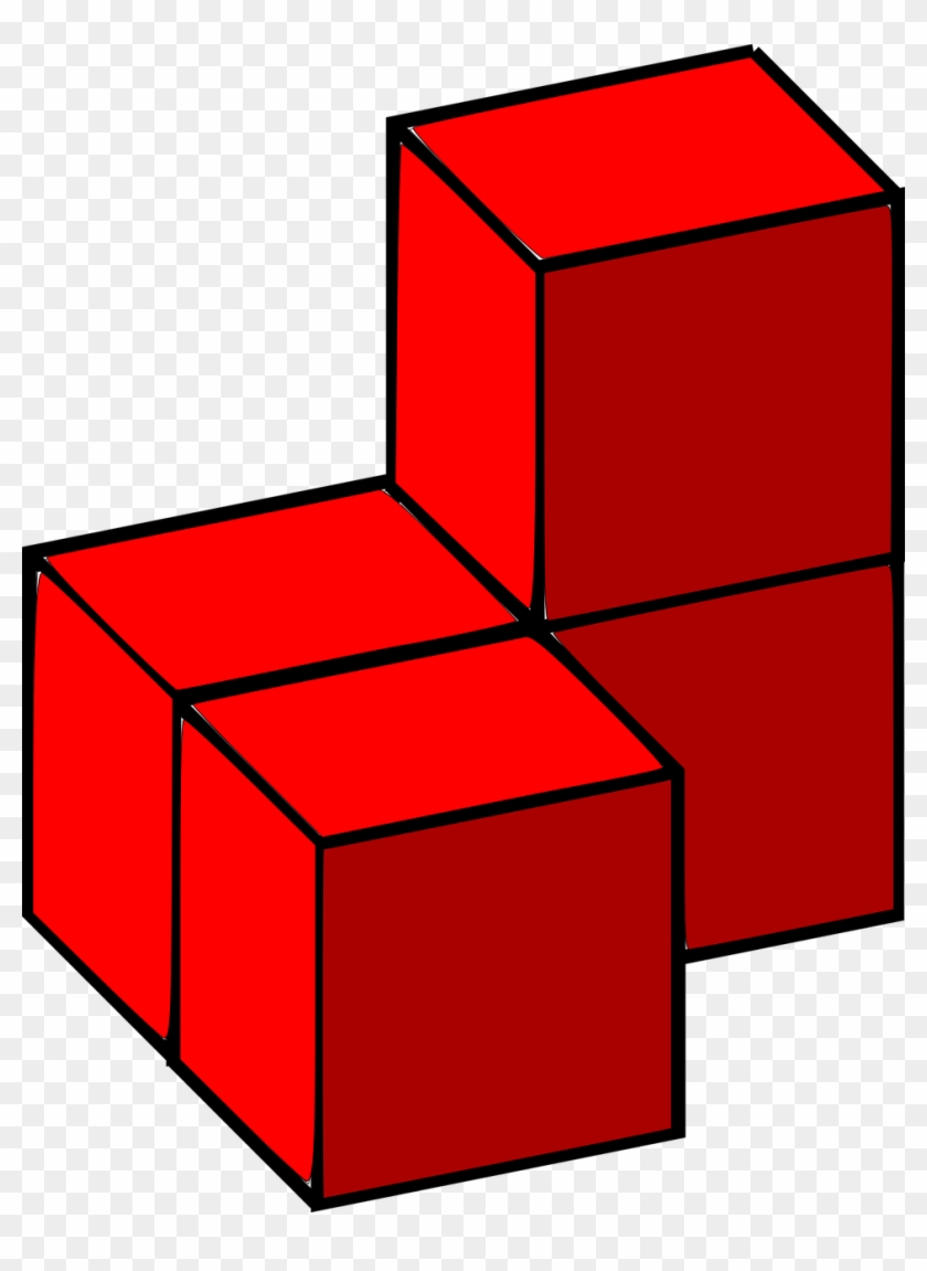 Tetris Toy Block 3d Computer Graphics Clip Art - 3d Blocks #516239
