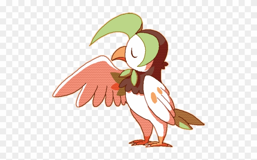 Bird Wing Clip Art - Dartrix Pokemon Fanart #516354