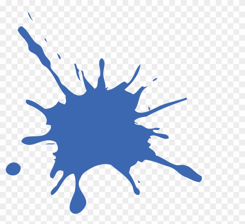 Paintball Splat Silhouette - Splat Png #516469