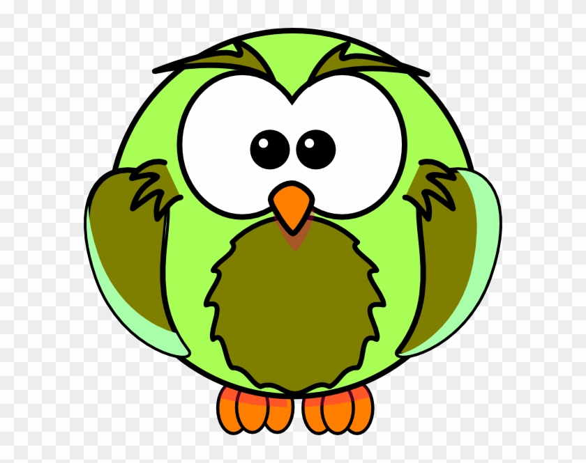 Pale Green Owl Clip Art At Clker - Owl Coloring Pages #516515