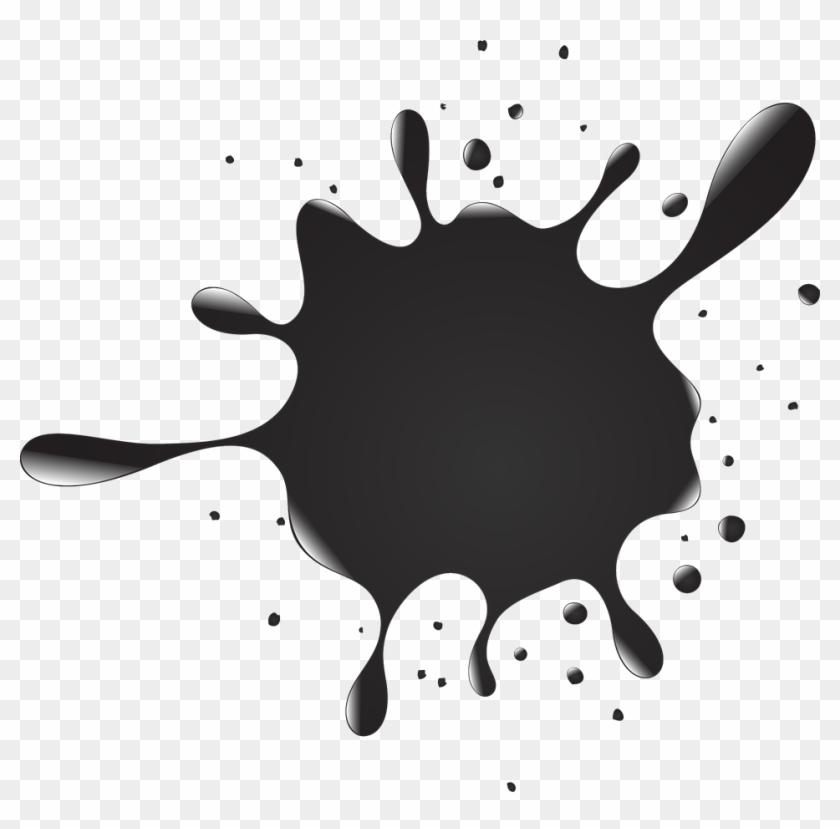 Black Paint Splatter - Paint #516532