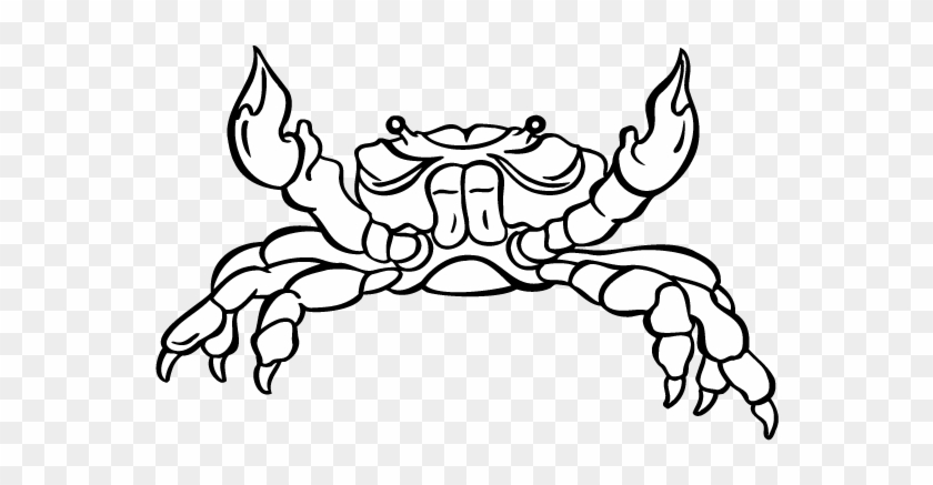 Crab Visual Arts Black And White Clip Art - Vector Space #516629