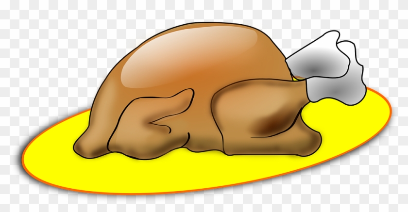Cartoon Turkey Dinner 18, Buy Clip Art - Gambar Ayam Panggang Kartun #516622