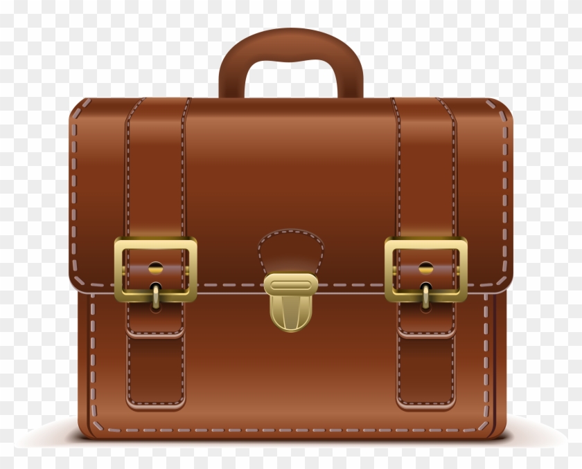 Briefcase Drawing Clip Art - Leather #516710
