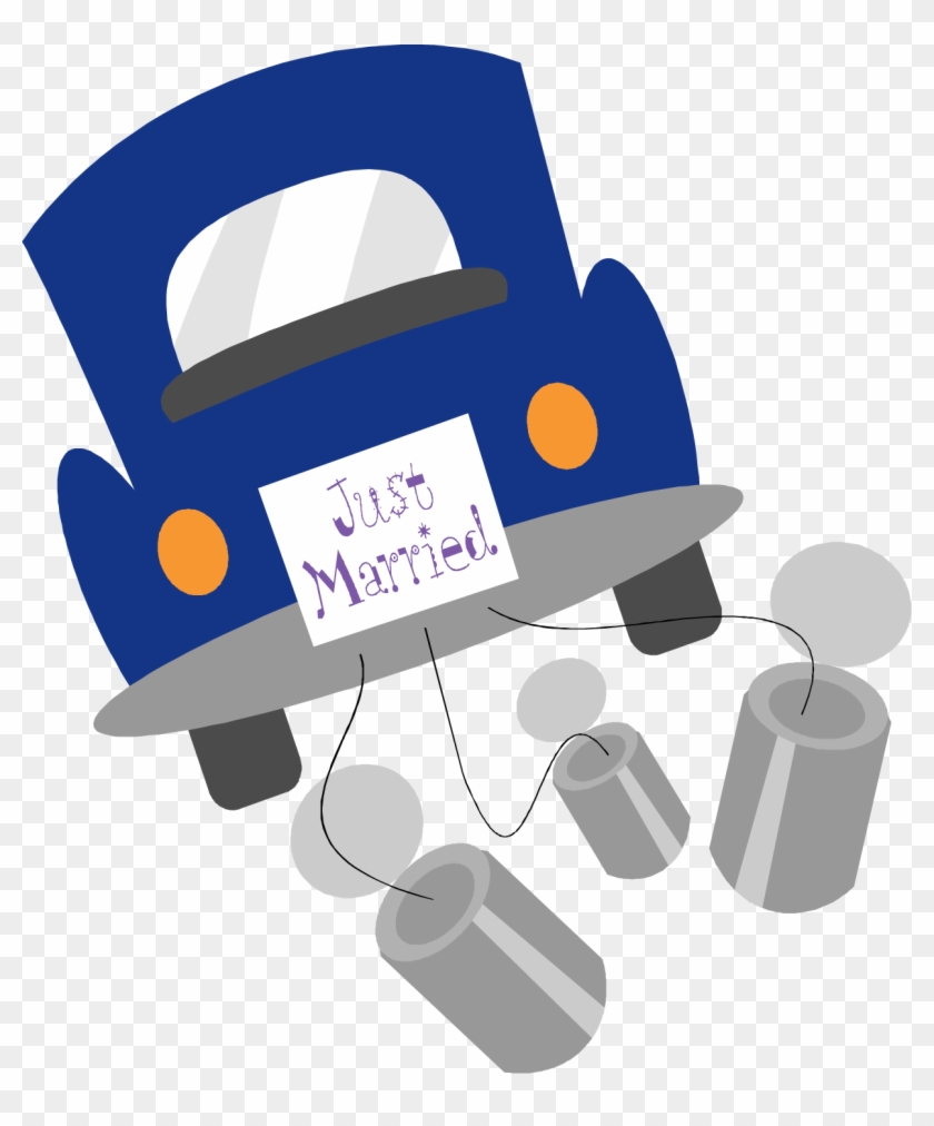 Cartoon Just Married - Just Married Clipart Transparent #516711