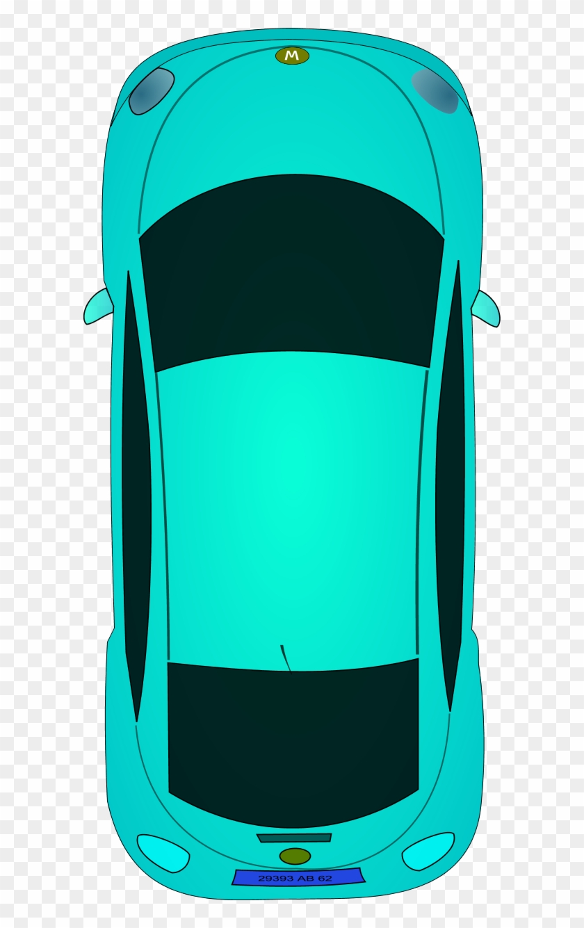 Sports Car Top View Clipart - Green Car Top View #516725