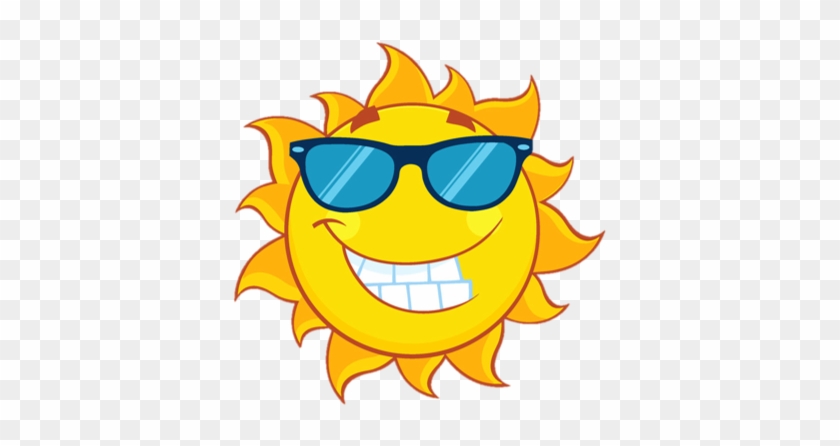 Cartoon Sun With Sunglasses #516764