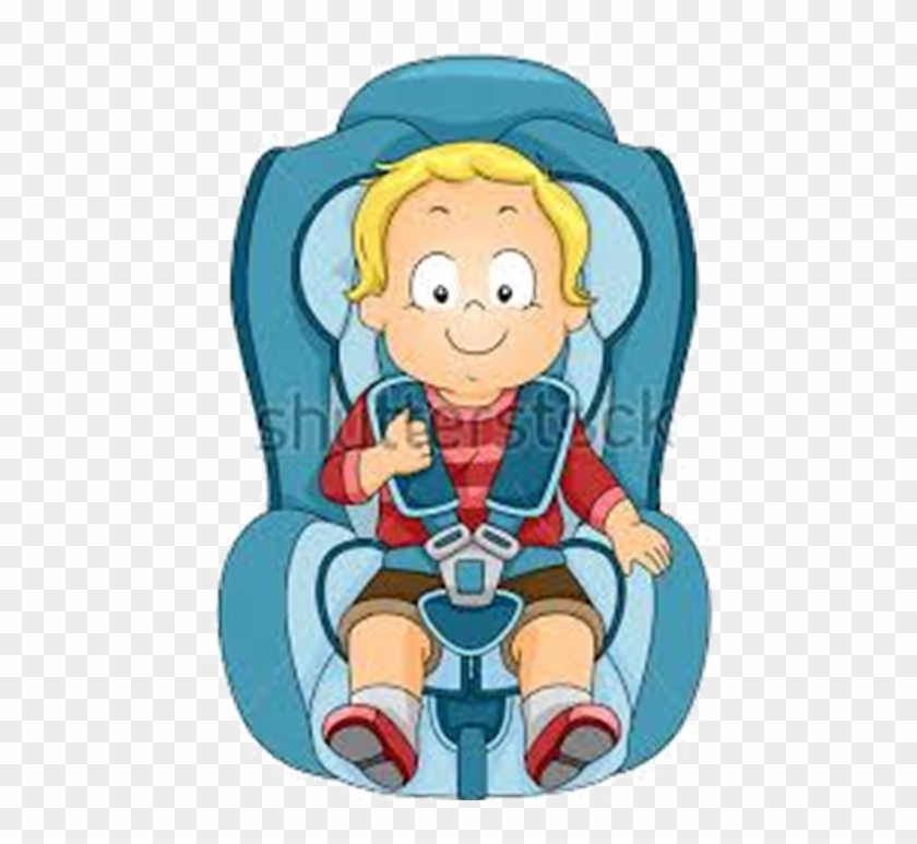All Children 4 Years Of Age, But Less Than 8 Years - Baby In Car Seat Cartoon #516771