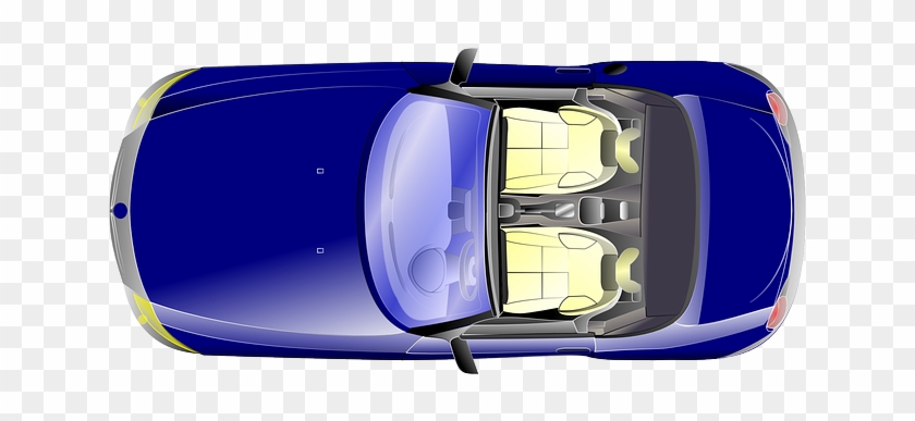 Top, View, Car, Cartoon, Bus, From, Truck, Bmw, - Car From Top Png Transparent #516769