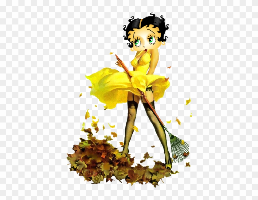 Gifs Betty Boop Lindass Betty Boop Gifs - Autumn Betty Boop #516860