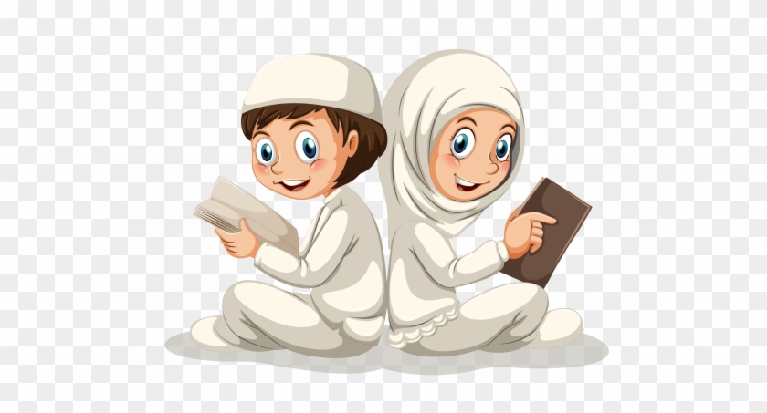 “ Kegiatan Khataman Qur'an “ - Muslim Kids Cartoon #516949