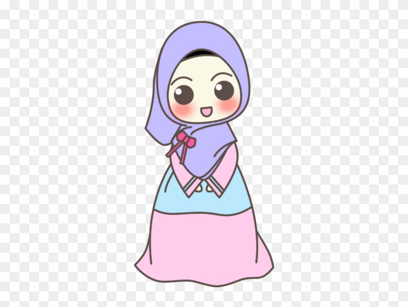 Diharap Doodle Ini Tidak Digunakan Untuk Sebarang Unsur - Chibi Muslimah Vector #516962