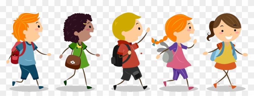 Children Lining Up At School Clip Art Download - Children Lining Up At School Clip Art Download #517010