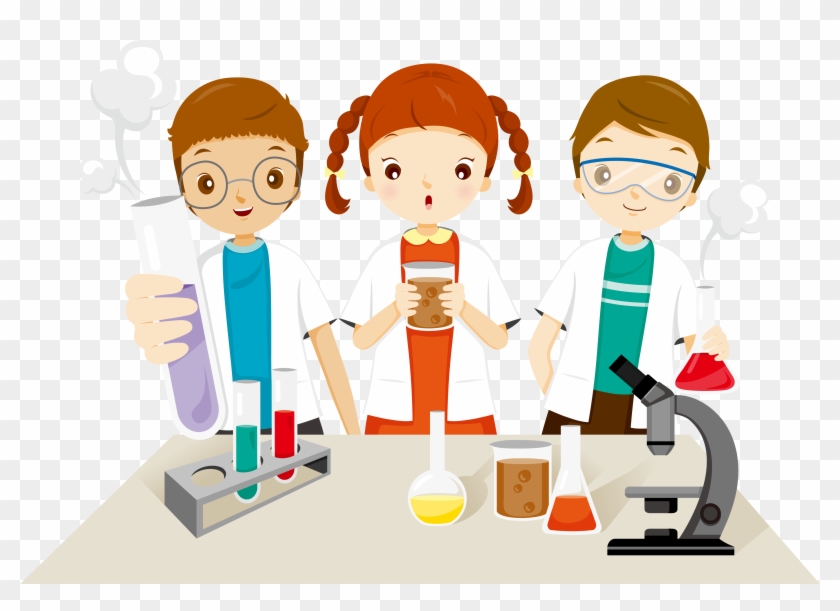 School Education Child Illustration - Niños Experimentando #517056