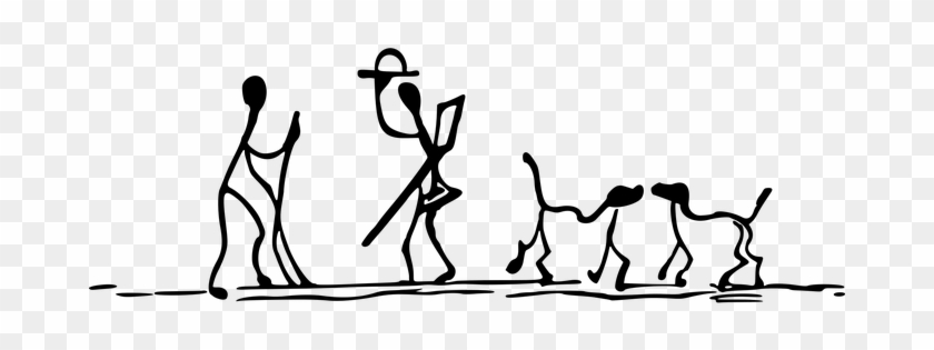 Picture Of Stick People - Vector Graphics #517065