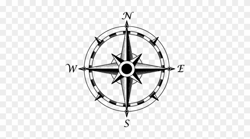 Compass Pictures Png Images - Compass Rose Transparent Background #517150