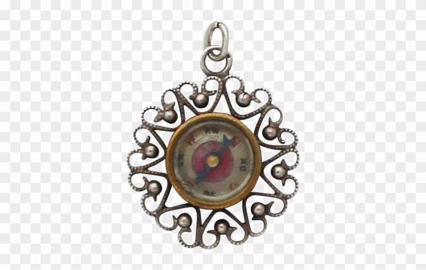 1900s German Petit Compass Pendant / Compass Fob /rare - Jewellery #517169