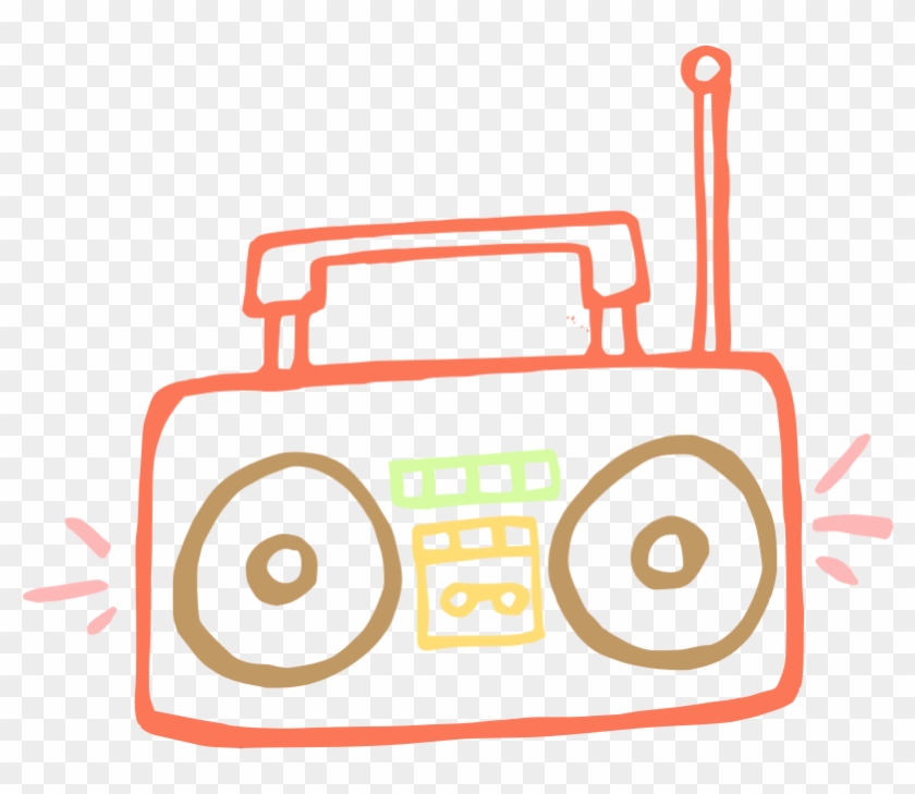 Boombox Scalable Vector Graphics Drawing Clip Art - Boombox Clip Art #517314