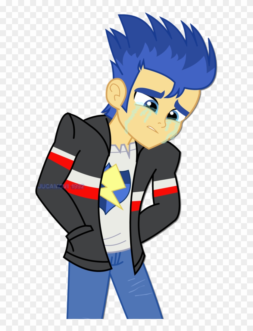 Jucamovi1992, Clothes, Crying, Equestria Girls, Flash - Flash Sentry Sad #517346