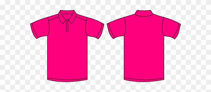 24 Images Of Pink And Balck Polo Template Crazybiker - Red Polo Shirt Template #517367