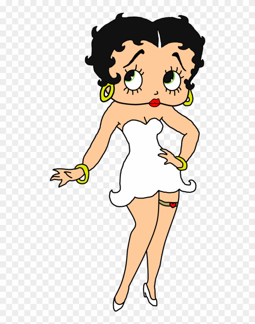 Betty Boop By Stephen718 - Betty Boop White Dress #517461