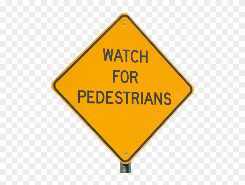 Usually Walking On A Sidewalk Is A Safe Place For Pedestrians - Smartsign 3m Engineer Grade Reflective Sign, Legend #517471