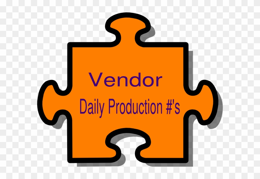 Vendor Daily Production Clip Art At Clker - Puzzle Pieces Clip Art #517601