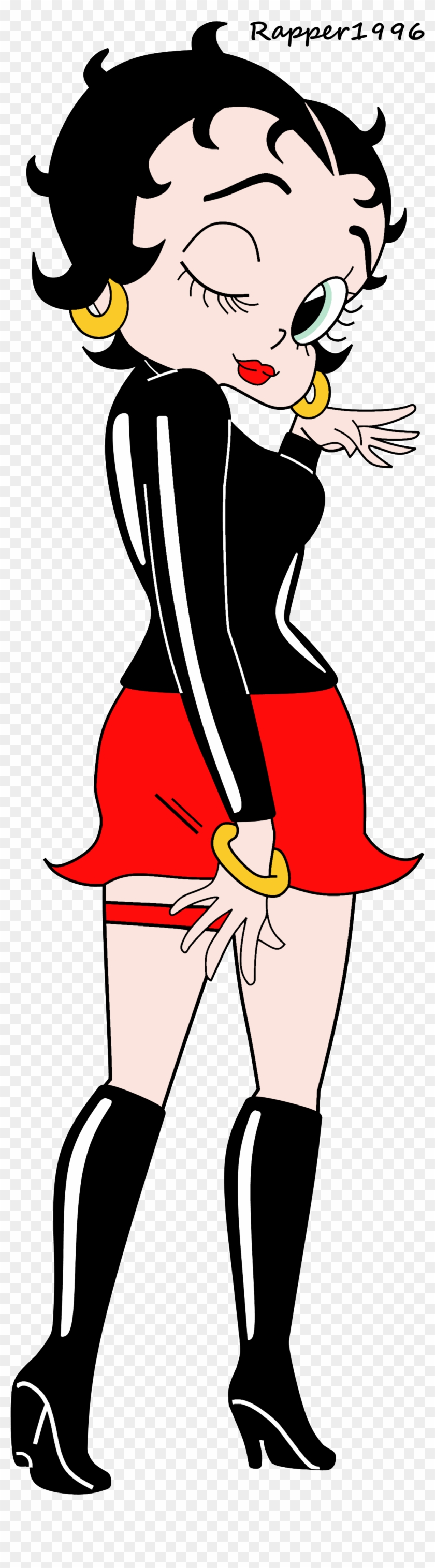 Betty Boop Anime Biker Render By Rapper1996 - Betty Boop Render #517610