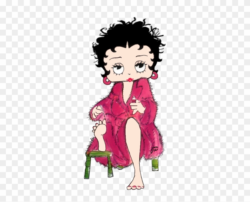 Moving A Bit Slowly This Morning - Betty Boop Painting Her Nails #517620