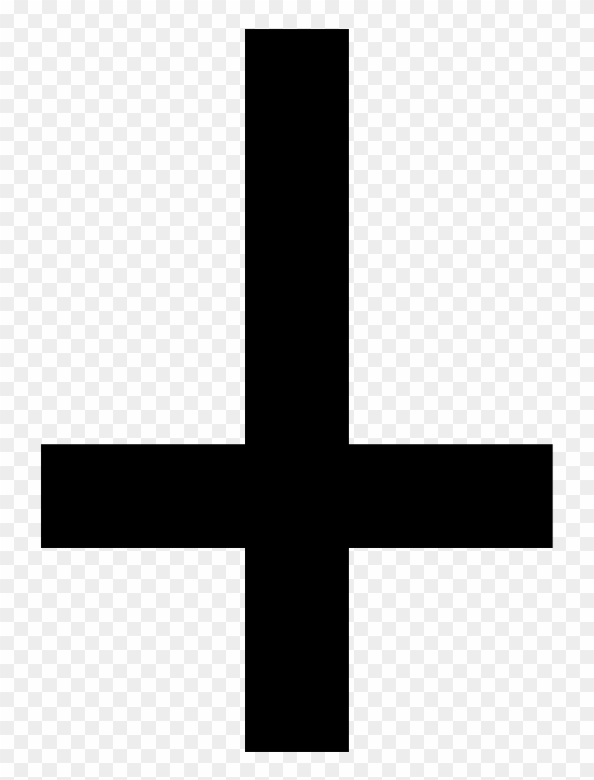 Cross Of St - Backwards Cross #517702